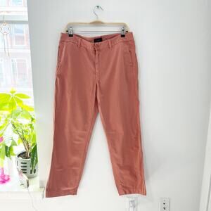 J. Crew Salmon Pink Chino Pants Size 12